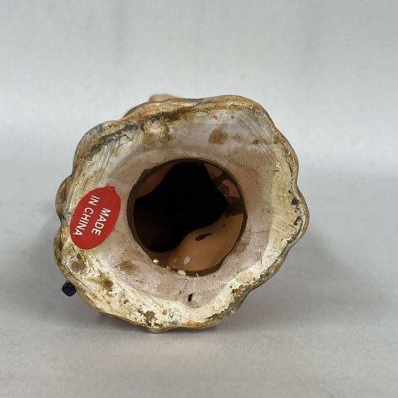 Pig Figurine In Pink Jacket Holding Rake Mrs. Farmer Farmhouse Country - As Is - Picture 10 of 11